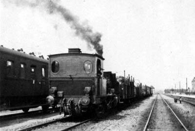 Güterzug für Krümmel im Bahnhof Geesthacht um 1944